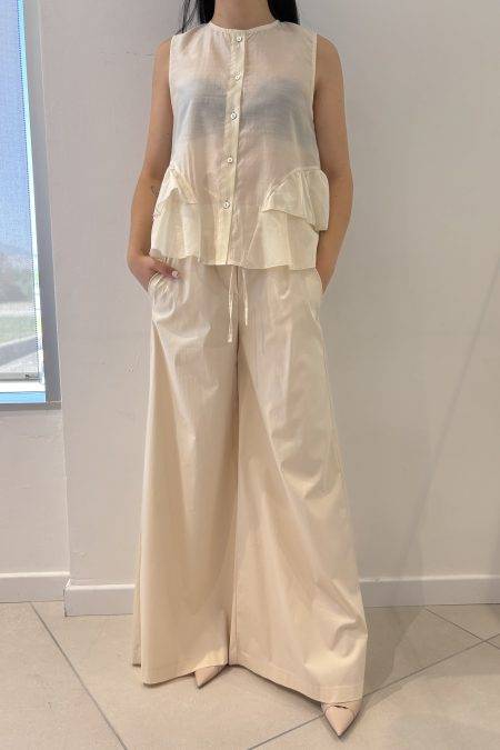 Pantalone palazzo con elastico Angela Davis (1)
