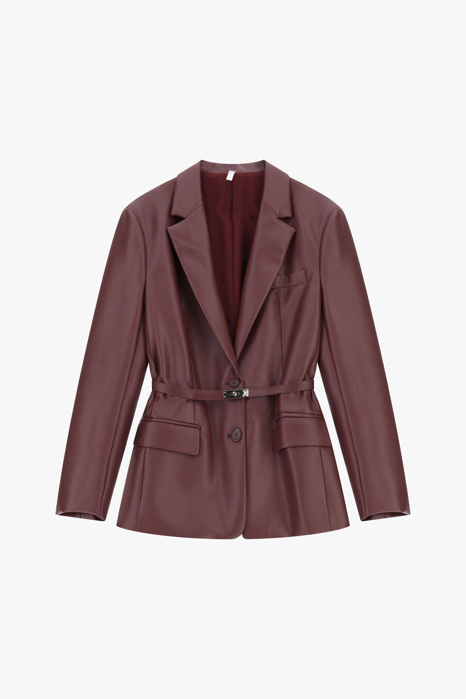 Blazer in ecopelle con cinta Imperial 2 Blazer in ecopelle con cinta Imperial 2