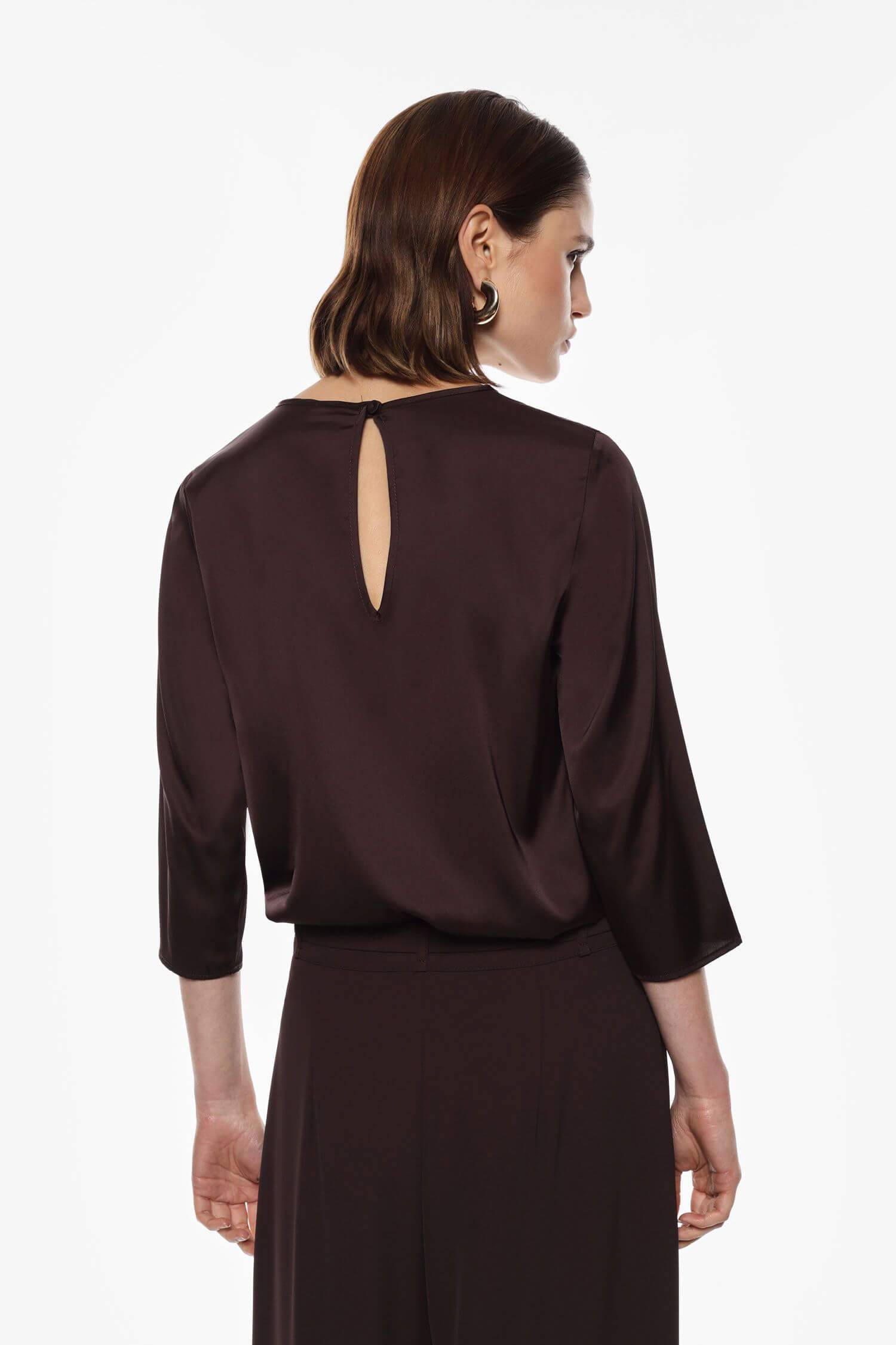 Blusa scollo rotondo maniche Imperial 1 Blusa scollo rotondo maniche Imperial 1