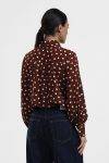 Camicia a pois con fiocco Dixie