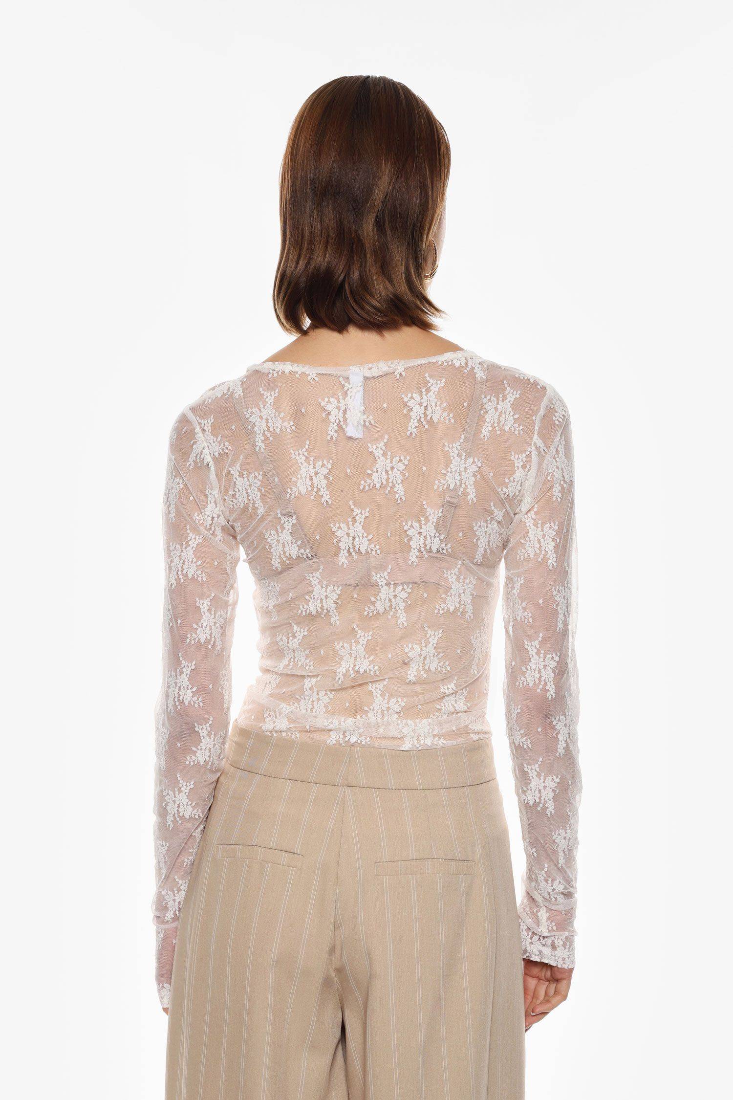 Maglia in pizzo trasparente Imperial 0 Maglia in pizzo trasparente Imperial 0