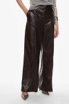 Pantaloni in ecopelle con cuciture Imperial