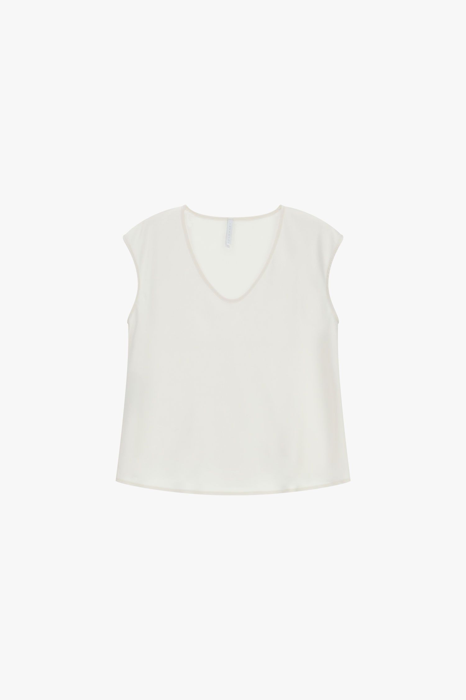 Top smanicato satin con scollo a v Imperial 2 Top smanicato satin con scollo a v Imperial 2