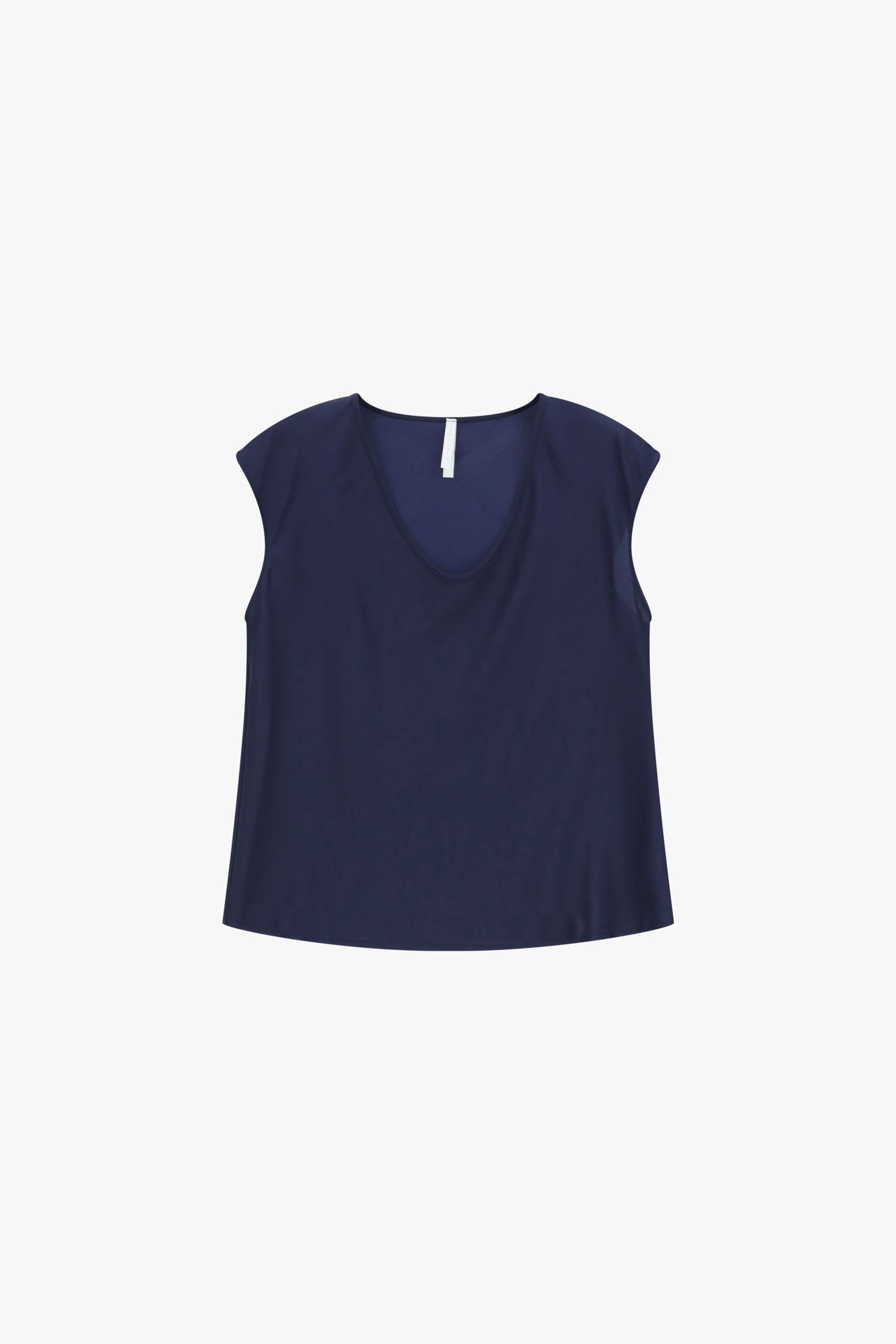 Top smanicato satin con scollo a v Imperial 3 Top smanicato satin con scollo a v Imperial 3