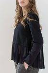 Blusa con inserto plisse Jijil (3)