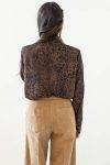 Camicia animalier con fiocco Diana Gallesi (2)