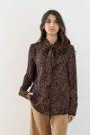 Camicia animalier con fiocco Diana Gallesi (2)