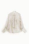 Camicia con stampa pois e fiocco Imperial 0