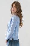 Cardigan corto con bottoni logo Diana Gallesi (3)