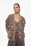 Cardigan in fantasia animalier Imperial 0