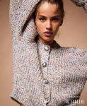 Cardigan multicolor con bottoni gioiello Twinset Actitude