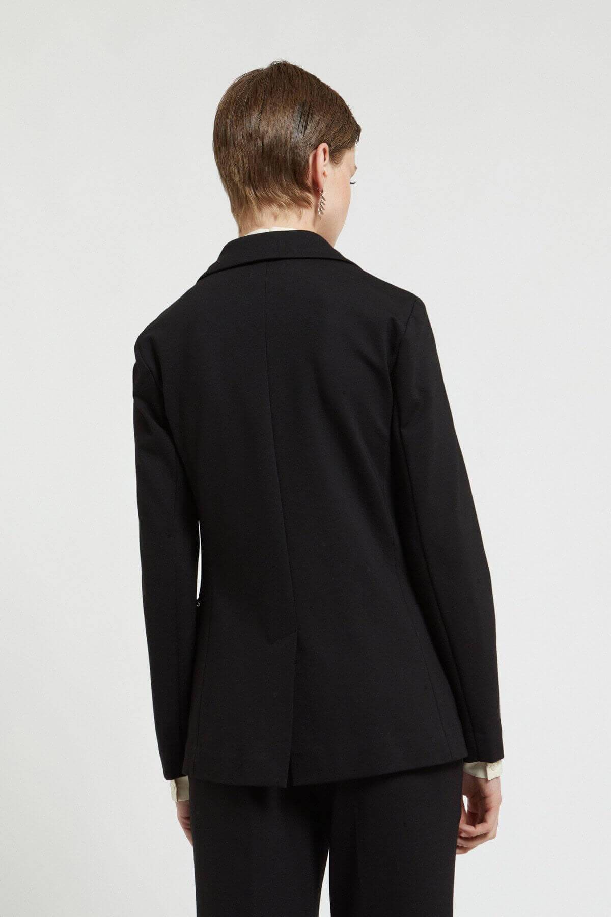 Giacca monopetto fittata in stretch Ottod’Ame 1 Giacca monopetto fittata in stretch Ottod'Ame 1