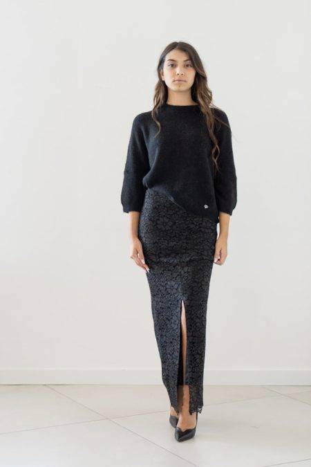 Gonna longuette in pizzo Imperial (1)