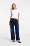 Jeans a gamba larga con risvolto Please