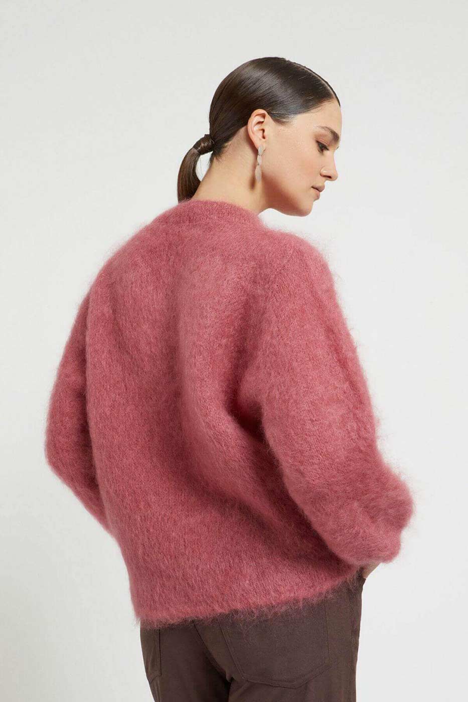 Maglia in lana mohair con scollo tondo Ottod’Ame 1 Maglia in lana mohair con scollo tondo Ottod'Ame 1