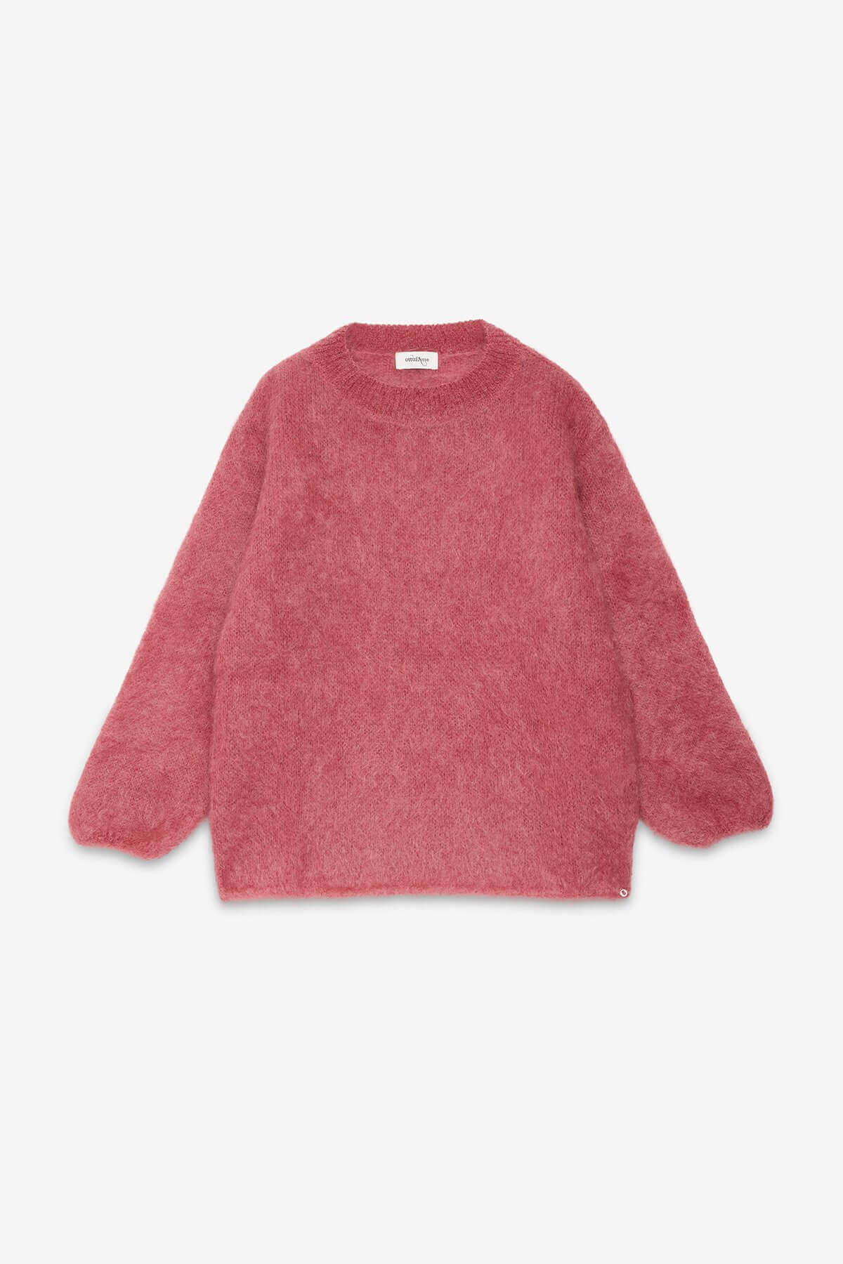 Maglione Invernale Donna Mohair Morbido Oversize - Scollo Rotondo, Tinta Unita, Elegante E Comodo