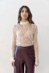 Maglia in pizzo con collo alto ICONA Kaos (2)