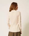 Maglia lupetto a trecce Twinset Actitude 0