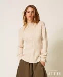 Maglia lupetto a trecce Twinset Actitude 0