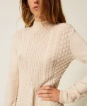 Maglia lupetto a trecce Twinset Actitude 0