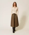 Maglia lupetto a trecce Twinset Actitude 0