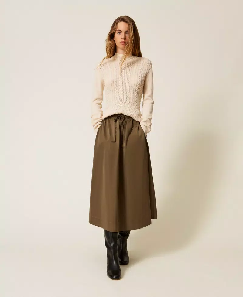 Maglia lupetto a trecce Twinset Actitude 3 Maglia lupetto a trecce Twinset Actitude 3