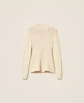Maglia lupetto a trecce Twinset Actitude 0