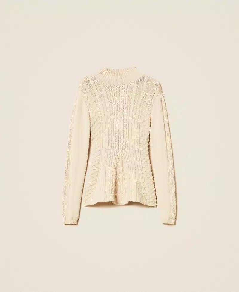 Maglia lupetto a trecce Twinset Actitude 4 Maglia lupetto a trecce Twinset Actitude 4