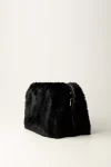 Maxi pochette in eco pelliccia Twinset