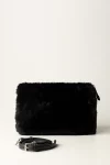 Maxi pochette in eco pelliccia Twinset