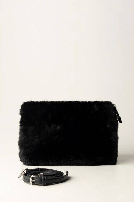 Maxi pochette in eco pelliccia Twinset