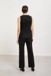 Pantalone palazzo con dettagli laminati Ottod’Ame