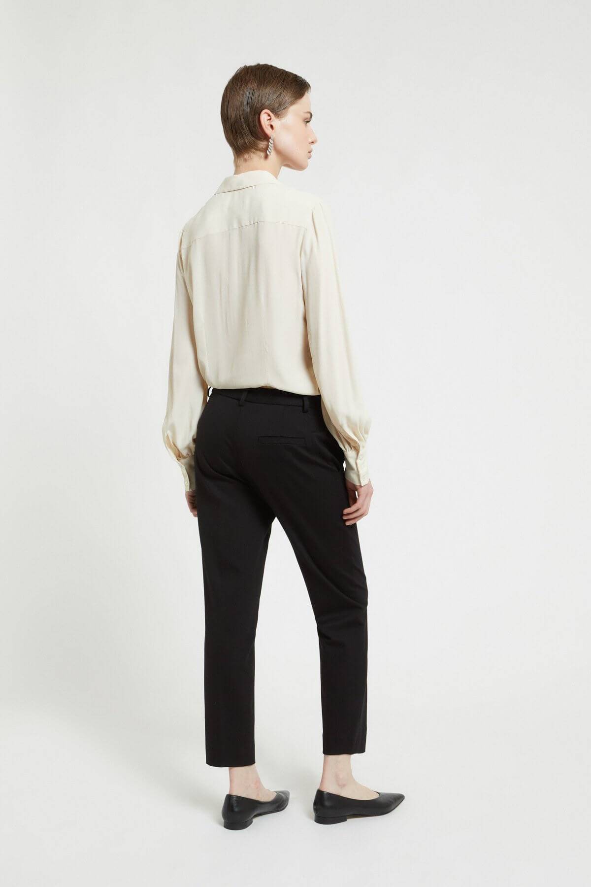 Pantaloni alla caviglia slim fit con tasche Ottod’Ame 1 Pantaloni alla caviglia slim fit con tasche Ottod'Ame 1