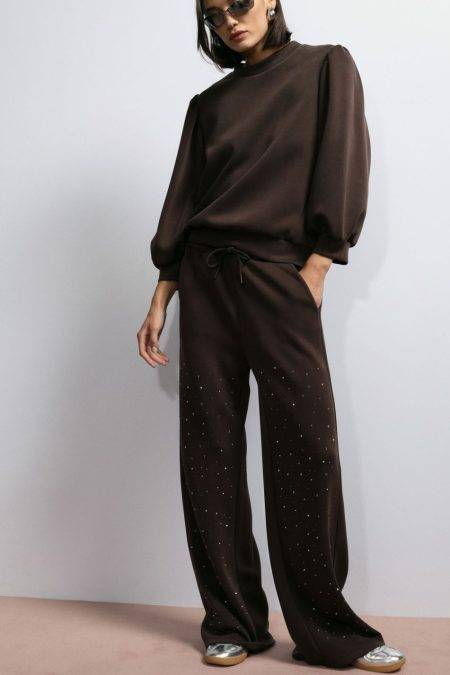 Pantaloni ampi con dettagli Imperial
