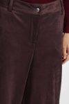 Pantaloni palazzo a vita alta in suede Dixie