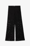 Pantaloni palazzo con applicazioni Ottod’Ame