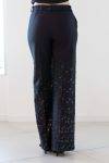Pantaloni palazzo con applicazioni Ottod’Ame