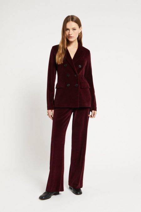 Pantaloni palazzo in velluto Ottod'Ame 0