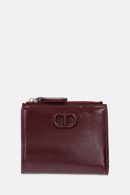 Portafoglio compatto con logo Twinset