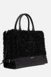 Shopper in eco pelliccia effetto teddy Twinset 3