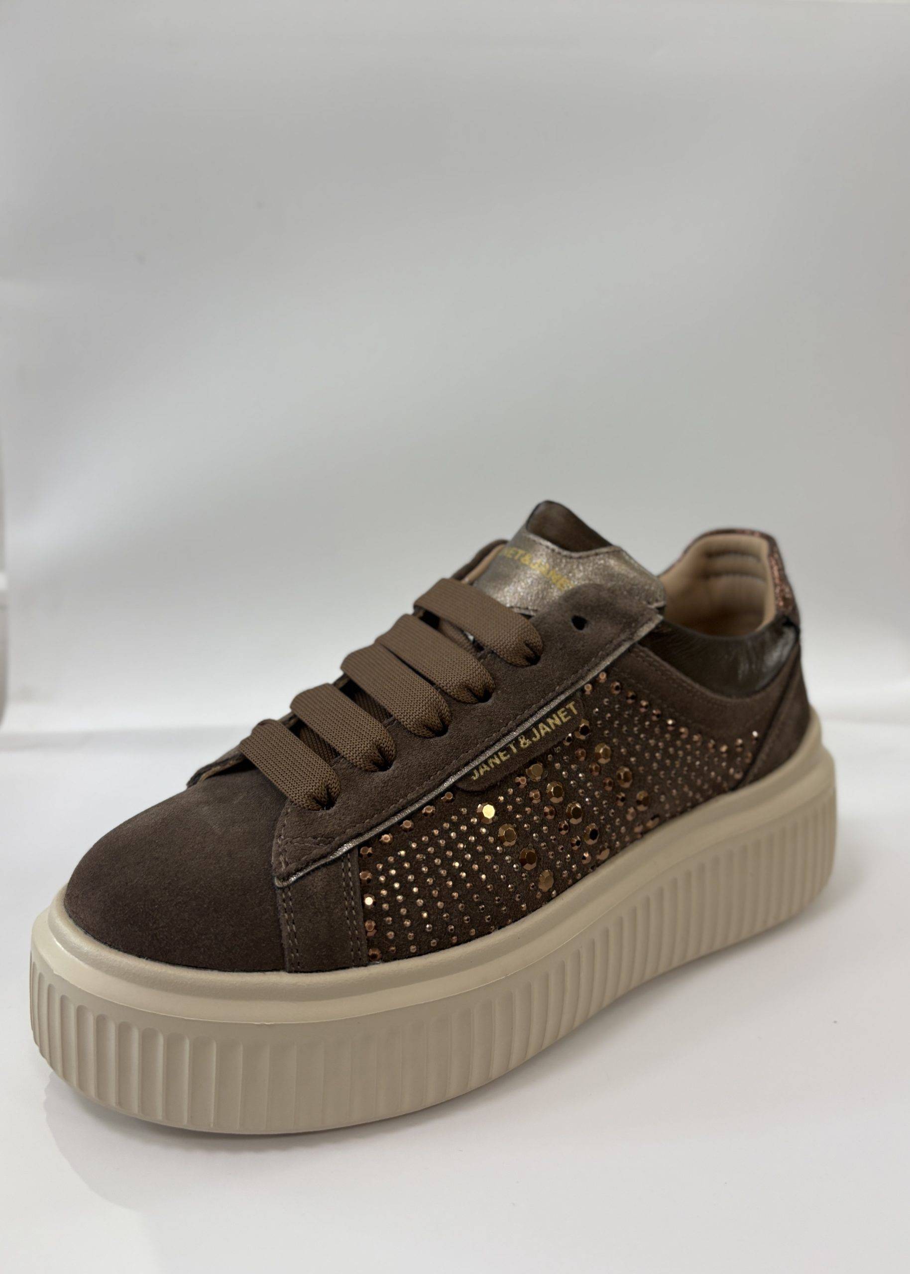 Sneakers in pelle con strass Janet & Janet (2) Sneakers in pelle con strass Janet & Janet (2)