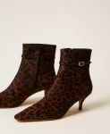 Tronchetto in cavallino con stampa animalier Twinset 0