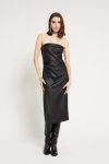 Abito bustier lungo con zip Ottod’Ame