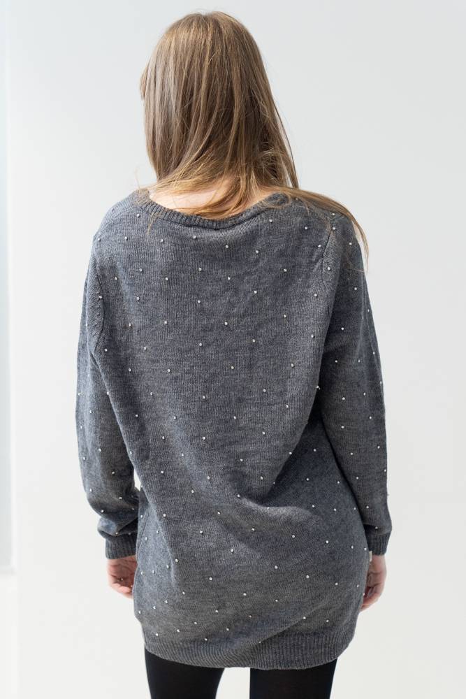Abito in maglia con applicazioni scollo a V Jijil (9) Abito in maglia con applicazioni scollo a V Jijil (9)