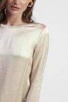 Blusa a manica lunga con scollo rotondo Dixie