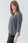 Blusa animalier svasata GiglioRosso (1)