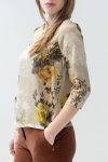 Blusa in raso manica tre quarti Imperial (1)