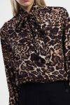 Camicia maculata con fiocco Dixie