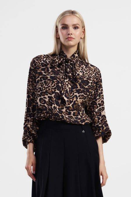Camicia maculata con fiocco Dixie