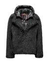 Cappotto corto donna pelliccetta sintetica Bomboogie 3